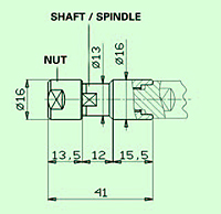 Collet Chuck for Air Motors ER 11